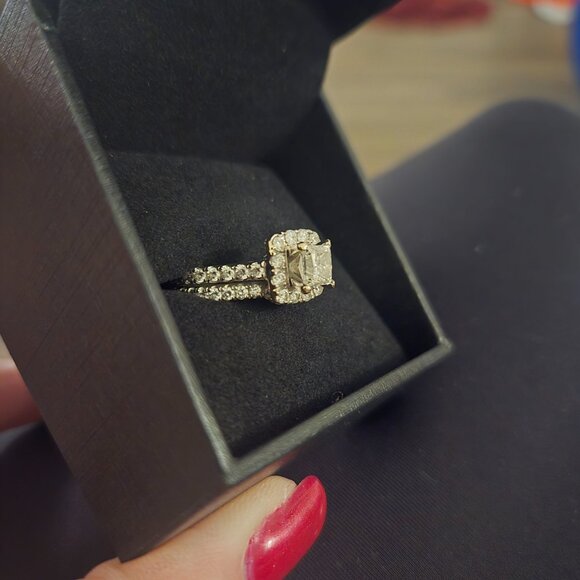 Neil Lane diamond engagement ring and wedding band 14kt. white gold - Picture 3 of 3